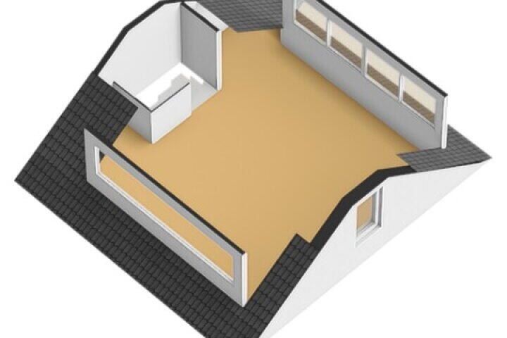 Plattegrond – Camera Obscuralaan 83, Amstelveen