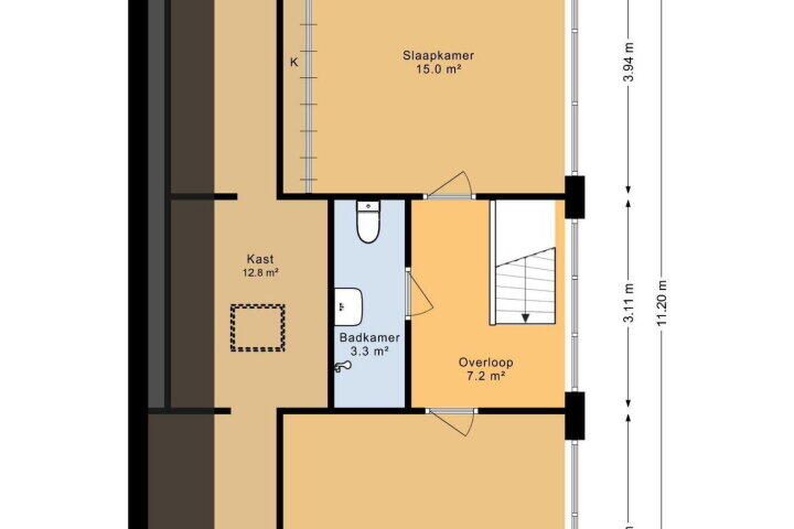 Plattegrond – Camphuysen 1, Roden