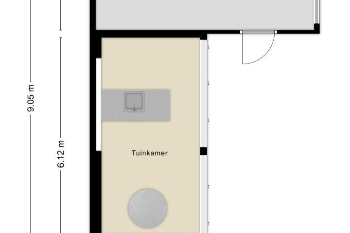 Plattegrond – Camphuysenlaan 26, Roosendaal