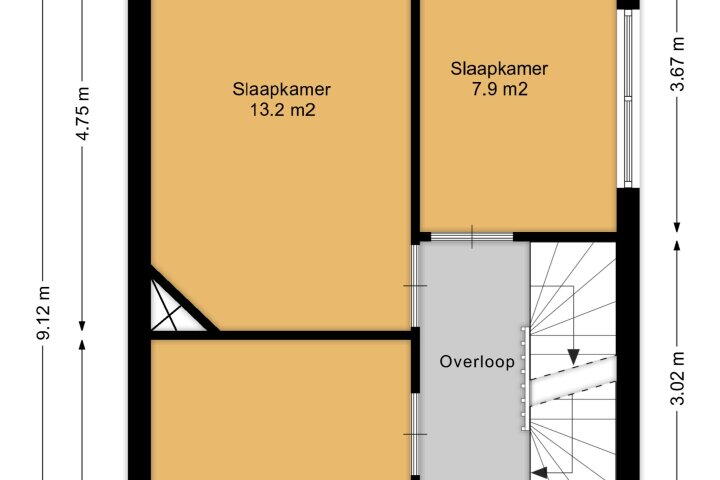 Plattegrond – Capellestraat 118, Steenwijk