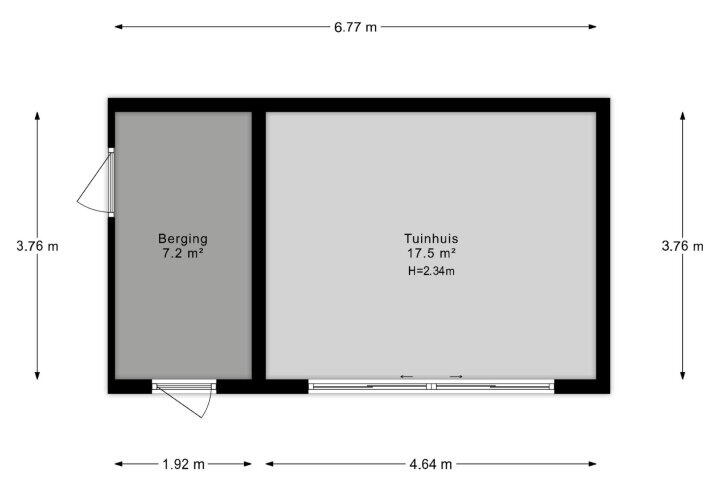 Plattegrond – Carel Fabritiuslaan 3, Amstelveen