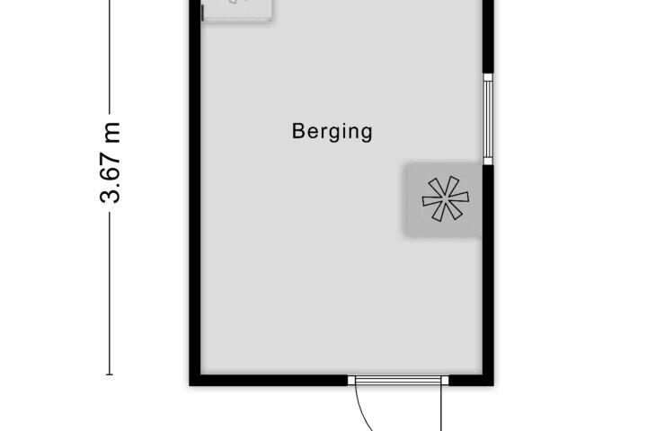 Plattegrond – Castricumhof 41, Arnhem