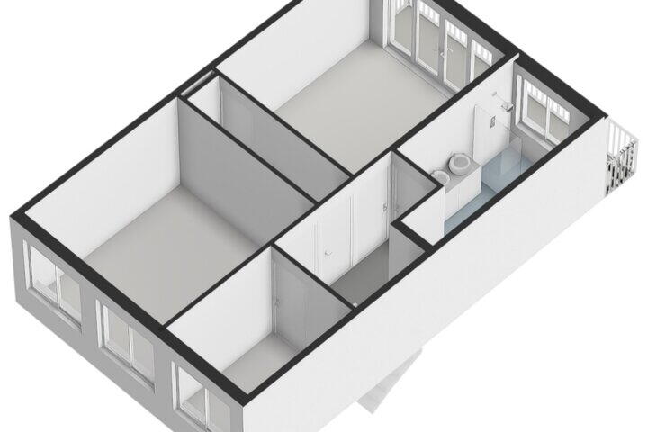 Plattegrond – Catharina van Clevepark 50, Amstelveen