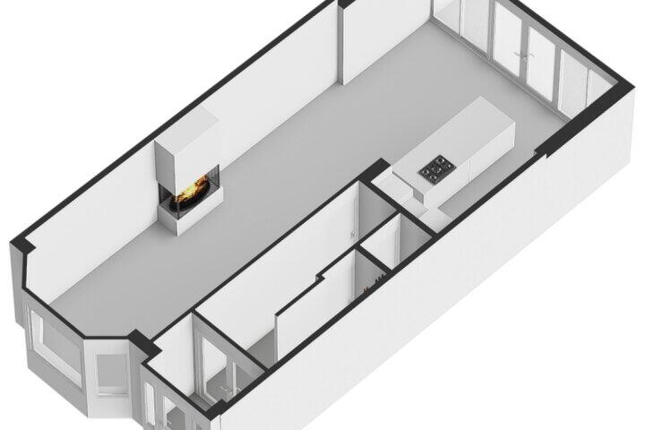 Plattegrond – Catharina van Clevepark 50, Amstelveen