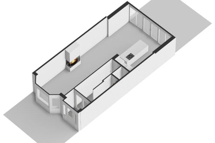 Plattegrond – Catharina van Clevepark 50, Amstelveen