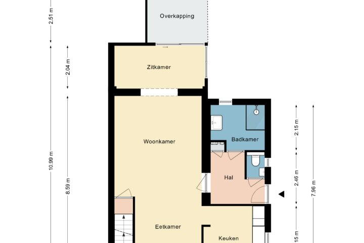 Plattegrond – Ceintuurstraat 50, Landgraaf