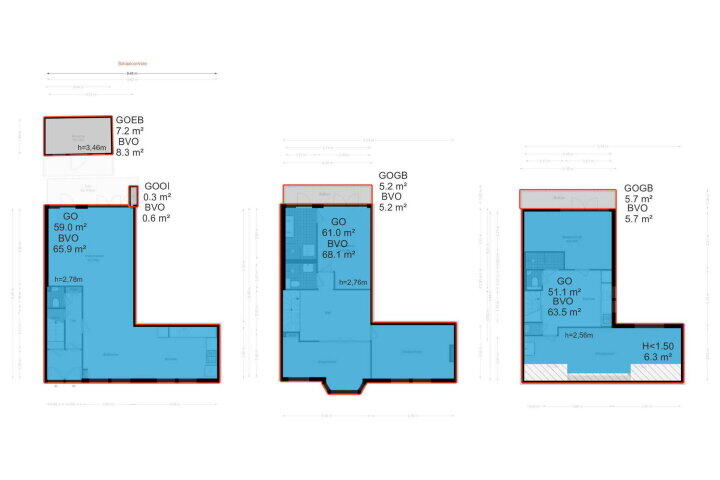 Plattegrond – Celsiusstraat 45, Amsterdam