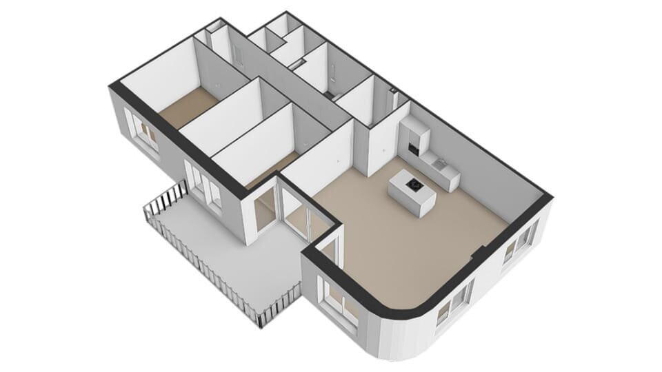Plattegrond 2 - Céramiquelaan 165, Amsterdam