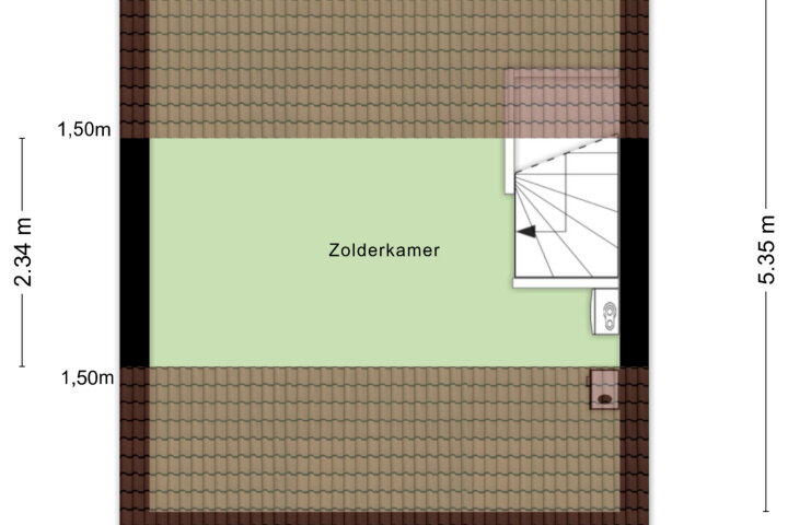 Plattegrond – Chaletberg 35, Roosendaal