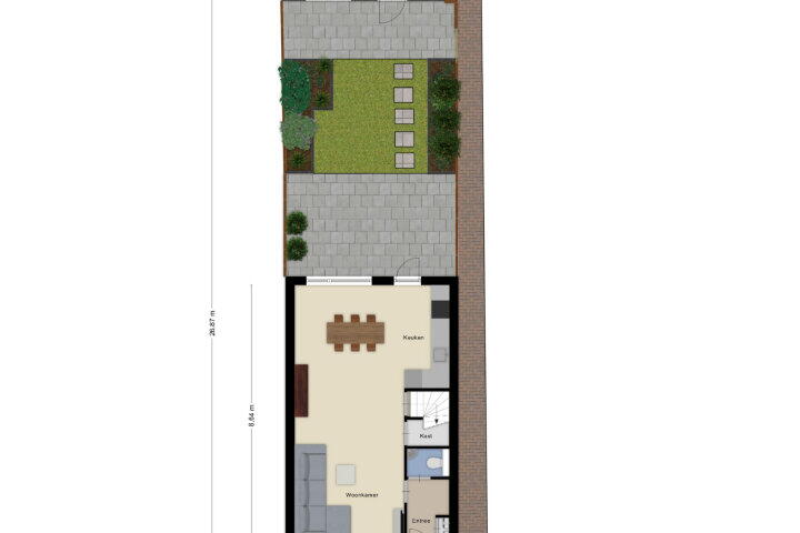 Plattegrond – Chaletberg 40, Roosendaal