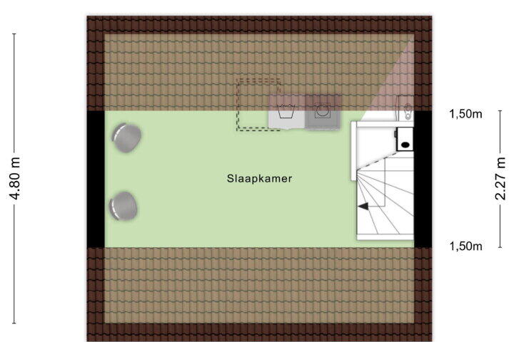 Plan – Chaletberg 40, Roosendaal