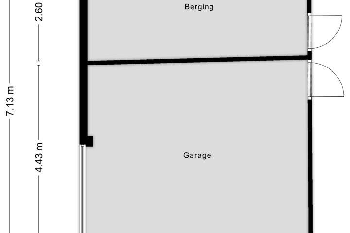 Plattegrond – Charitasstraat 37, Roosendaal