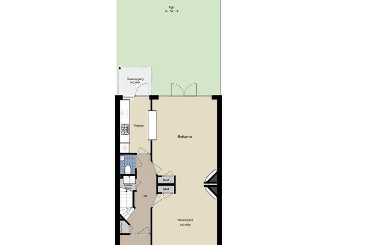 Plattegrond – Charlotte van Montpensierlaan 8, Amstelveen