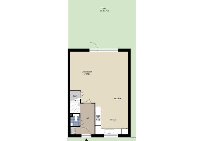 Plattegrond – Chirurgijn 40, Amstelveen