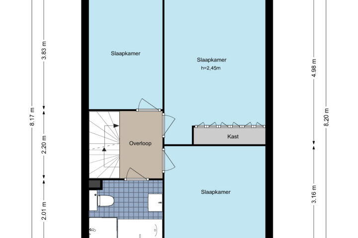 Plattegrond – Chirurgijn 40, Amstelveen