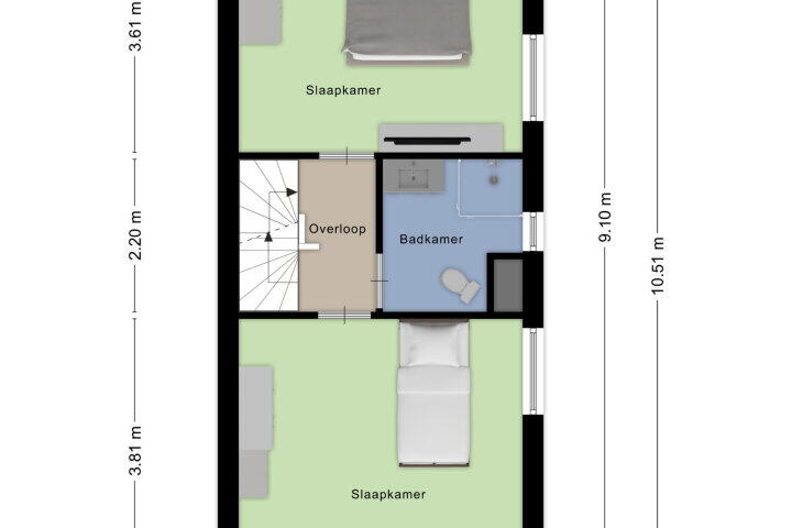 Plattegrond – Chromietdijk 127, Roosendaal