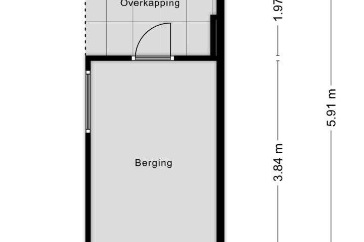 Plattegrond – Chromietdijk 16, Roosendaal