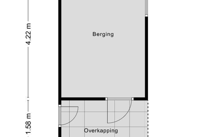 Plattegrond – Chromietdijk 27, Roosendaal
