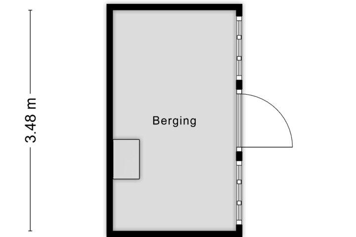 Plattegrond – Cinnaberdijk 36, Roosendaal