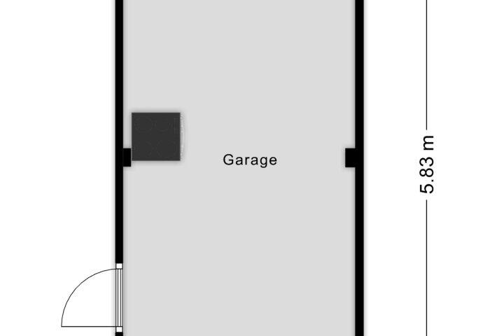 Plattegrond – Cipresberg 45, Roosendaal