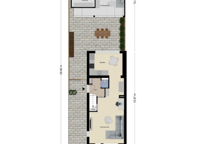 Plattegrond – Cipresberg 57, Roosendaal