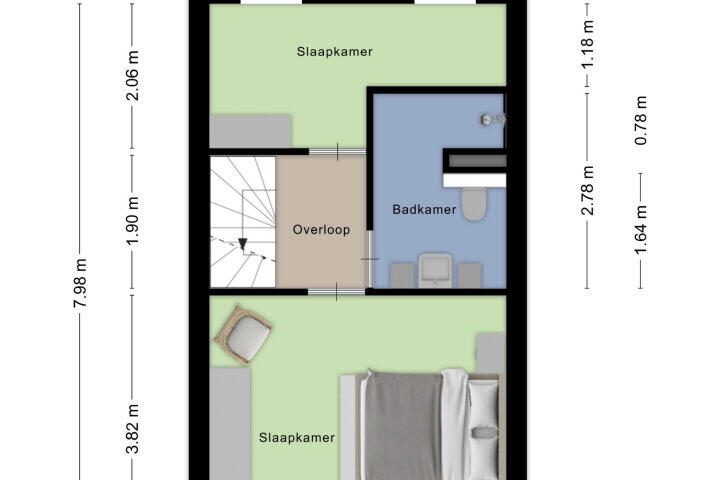 Plattegrond – Cipresberg 57, Roosendaal