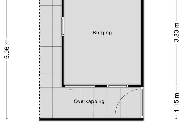 Plattegrond – Clingendaellaan 161, Almere
