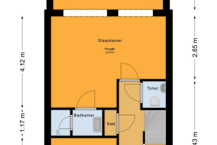 Plattegrond – Clingendaellaan 181, Almere
