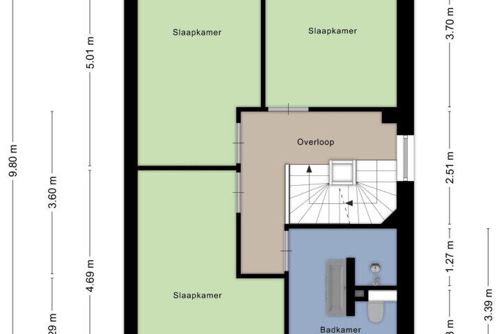 Plattegrond – Coehoornhof 47 C, Nederasselt