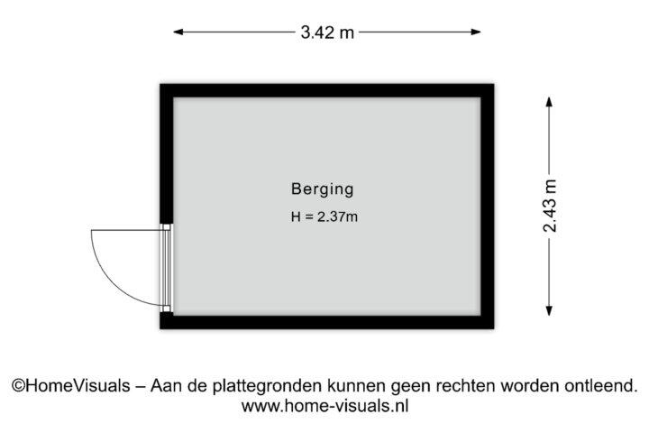 Plattegrond – Conincksweg 38, Steenwijkerwold
