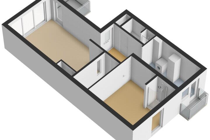 Plattegrond – Coosje Buskenstraat 15, Vlissingen