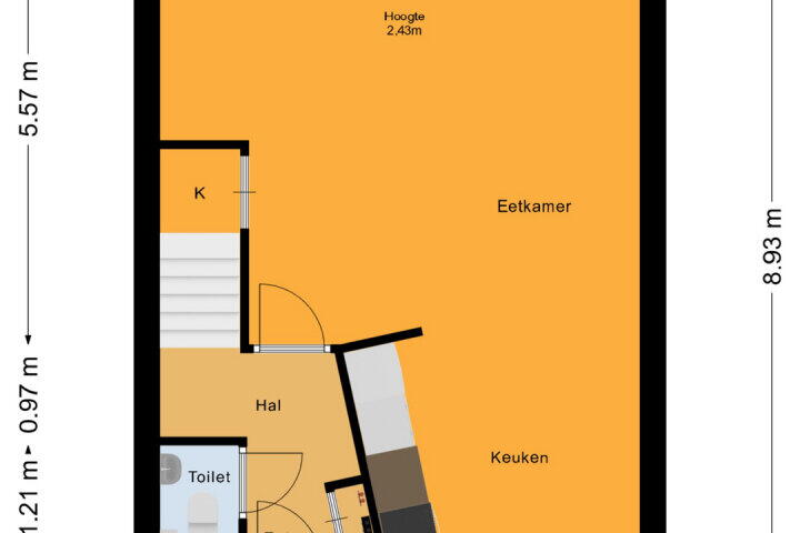 Plattegrond – Cornelis Matelieffstraat 56, Almere