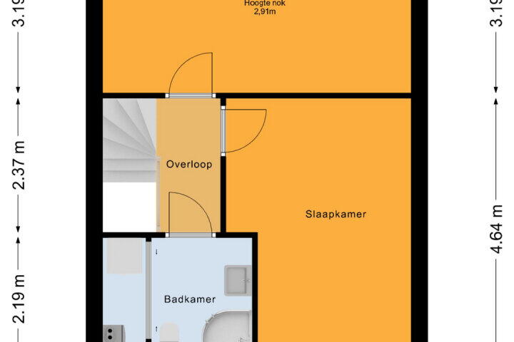Plattegrond – Cornelis Matelieffstraat 56, Almere