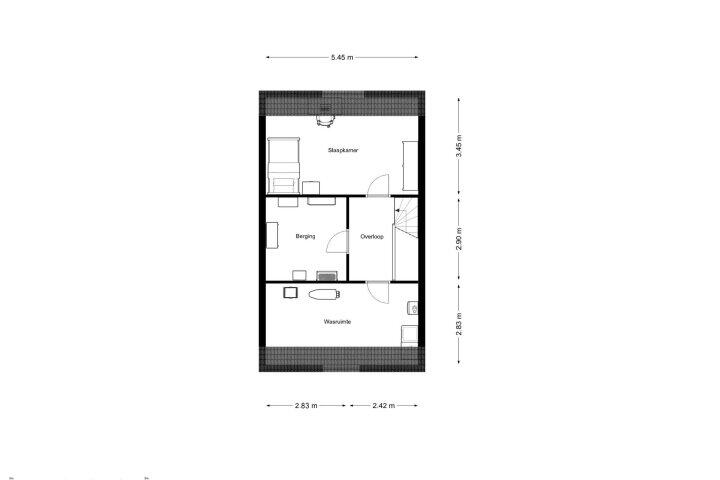 Plattegrond – Cornelis Rienks de Boerstraat 7, Drachten