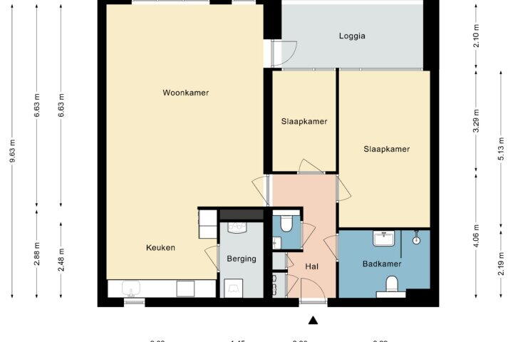 Plattegrond – Corneliusplein 71, Heerlen