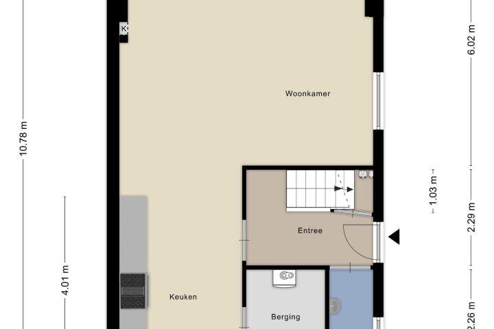 Plattegrond – Cort van der Lindenlaan 19, Arnhem