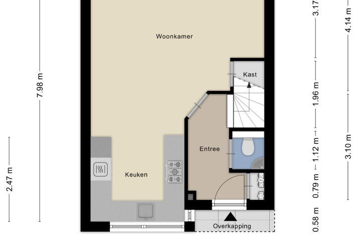 Plattegrond – Costa Ricastraat 97, Alphen aan den Rijn