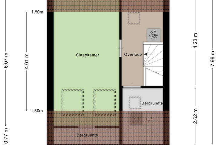 Plattegrond – Costa Ricastraat 97, Alphen aan den Rijn