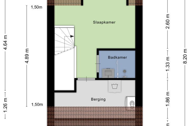 Plattegrond – Coupeuse 16, Wijchen
