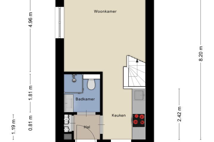 Plattegrond – Coupeuse 5, Wijchen