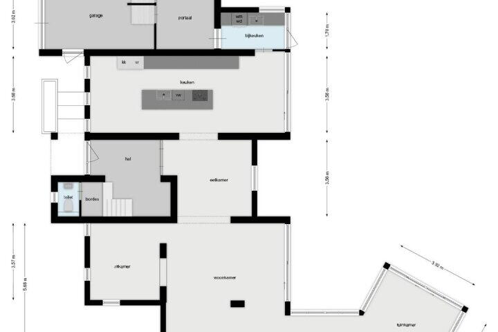 Plattegrond – C Raaijmakerslaan 3, Oudenbosch