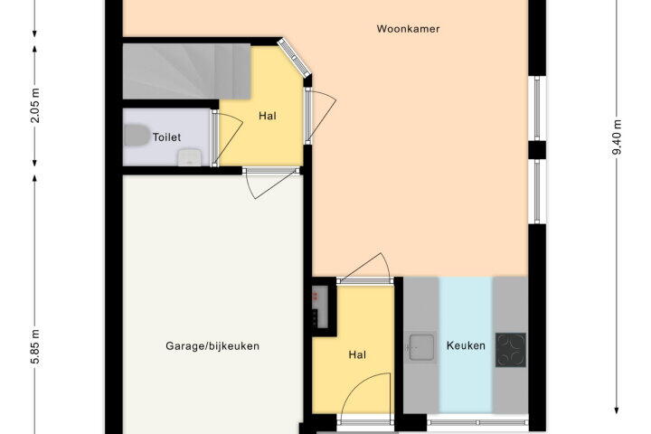 Plattegrond – Croleskwartier 41, IJlst