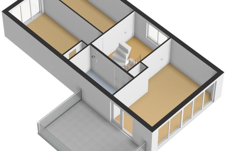 Plattegrond – Curacaostraat 1, Almere