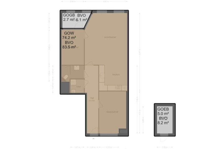 Plattegrond – Da Costakade 153, Amsterdam