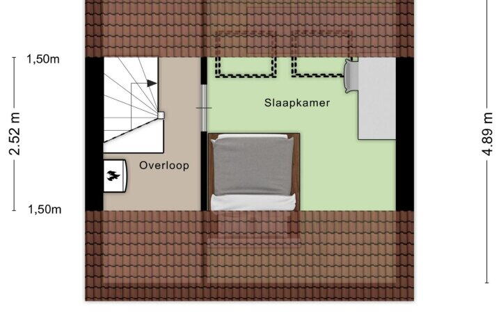 Plattegrond – Dadelberg 17, Roosendaal