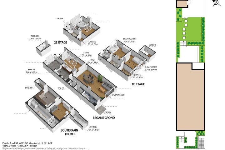 Plattegrond – Daelhofpad 9 A, Maastricht
