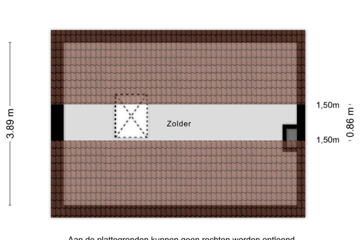 Plattegrond – Dahliastraat 1, Roosendaal