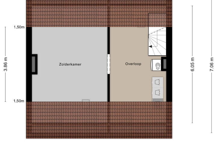 Plattegrond – Dalestraat 40, Banholt