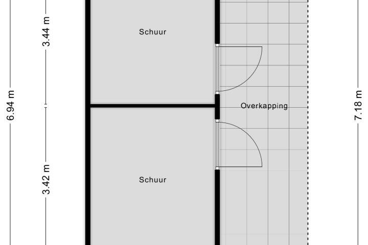 Plattegrond – Dalestraat 40, Banholt