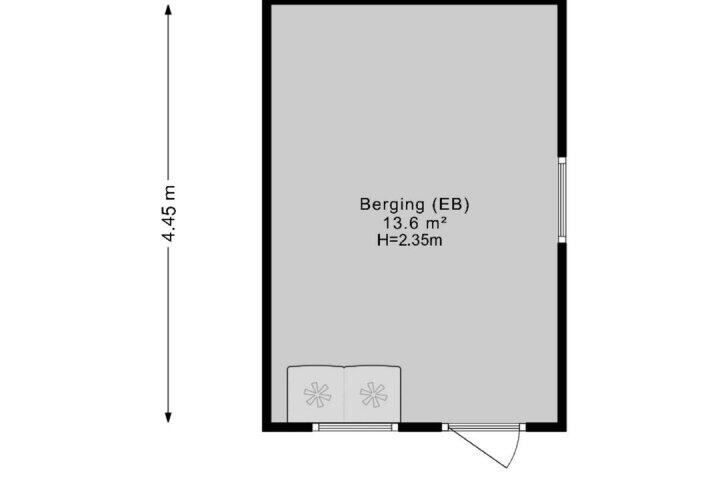 Plattegrond – Damsterdiep 200, Groningen